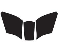 Puig 21755N Adesivi Protezione Serbatoio Modello Scooter Scratch Saber Nero