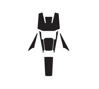 Puig 21757N Adesivi Protezione Serbatoio Modello Scooter Scratch Saber Nero