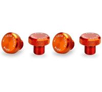 Puig 21804T Tappo a Vite per Il Foro dello Specchietto Arancione (Confezione da 2)