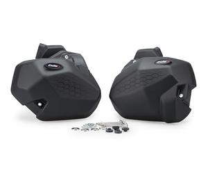 Puig 21877N Cover Protettive Motore in polipropilene da 4 mm, design leggero e resistente per proteggere il carter motore da urti mantenendo estetica e sicurezza, Nero