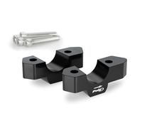 Puig 21878N Riser alluminio lavorato CNC, Nero