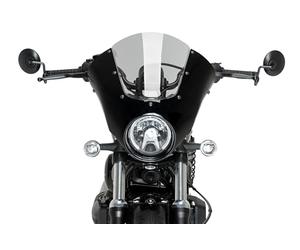 Puig 21957F Cupolino New Generation Sport per Harley Davidson Nightster 975 Special 2023 e 2024 - Design Aerodinamico e Stile Sportivo, Fumè scuro
