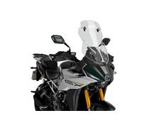 Puig 21989W Cupolino Touring Con Visiera visiera regolabile, Trasparente