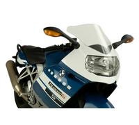 Puig 2207W Cupolino Touring colore Trasparente, parabrezza ad alta protezione e aerodinamico, realizzato in acrilico resistente con design elegante e facile montaggio per migliorare comfort e stile