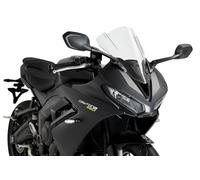 Puig 22084W Cupolino Z-Racing aerodinamico e sportivo in acrilico da 3 mm con doppia altezza e canalizzazioni laterali che migliorano protezione e stabilità, Trasparente