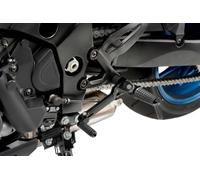 Puig 22121N Leva Cambio-Freno lavorate in alluminio anodizzato con puntale regolabile e design ergonomico per un maggiore controllo, Nero