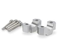 Puig 22142P Riser alluminio lavorato CNC, Argento