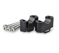 Puig 22183N Riser alluminio lavorato CNC, Nero