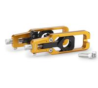 Puig 22204O Tendicatena; design preciso e sportivo; realizzato in alluminio lavorato anodizzato; regolazione facile con marcature visibili; integrazione estetica perfetta nel forcellone, Oro