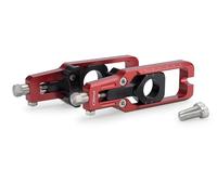 Puig 22204R Tendicatena; design preciso e sportivo; realizzato in alluminio lavorato anodizzato; regolazione facile con marcature visibili; integrazione estetica perfetta nel forcellone, Rosso