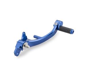 Puig 22215A Leva Cambio-Freno lavorate in alluminio anodizzato con puntale regolabile e design ergonomico per un maggiore controllo, Blu
