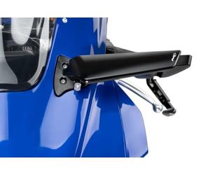 Puig 22253N Specchio Aileron con sistema integrato di alettone downforce e specchio retrovisore con opzione indicatore TAB, Nero