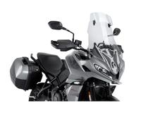Puig 22262W Cupolino Touring Con Visiera visiera regolabile, Trasparente