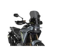 Puig 22322F Cupolino Touring per migliorare la protezione aerodinamica del pilota con design adventure; realizzato in acrilico resistente con profilo arrotondato, Fumé Scuro