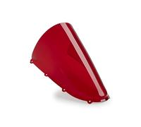 Puig 22333R Cupolino R-Racer con design aerodinamico professionale, materiale acrilico ad alto impatto, profilo arrotondato, installazione semplice e omologazione TÜV per uso stradale, Rosso