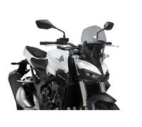 Puig 22382H New Generation Touring; cupolino aerodinamico per naked; realizzato in PMMA ad alto impatto; profilo arrotondato e omologazione TÜV; maggiore protezione contro il vento, Fumé