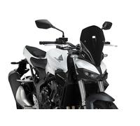 Puig 22382N New Generation Touring; cupolino aerodinamico per naked; realizzato in PMMA ad alto impatto; profilo arrotondato e omologazione TÜV; maggiore protezione contro il vento, Nero