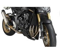 Puig 22385J Puntale in alluminio e ABS, aerodinamico, con supporti metallici anticorrosione e trattamento UV per elevata protezione inferiore e design sportivo, Nero Opaco.