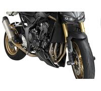 Puig 22385N Puntale in alluminio e ABS, aerodinamico, con supporti metallici anticorrosione e trattamento UV per elevata protezione inferiore e design sportivo, Nero.