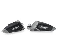 Puig 22392N Paratelaio Pro 2.0 con design racing aerodinamico e corpo centrale in poliammide resistente; protezione integrale di motore e telaio con parti flessibili assorbenti, Nero