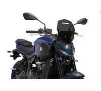 Puig 22413F New Generation Touring, parabrezza sportivo realizzato in acrilico con design aerodinamico ispirato agli aerei da combattimento, supporti metallici e omologazione TÜV, Fumé Scuro