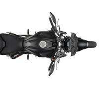 Puig 22417J Alette Frontali Naked aerodinamiche per migliorare stabilità, downforce, controllo e stile sportivo con design avanzato in ABS resistente e fissaggio semplice senza forature, Nero Opaco