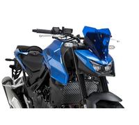 Puig 22423A New Generation Sport, cupolino sportivo realizzato in metacrilato da 3 mm con design aerodinamico testato in galleria del vento, supporti metallici e omologazione TÜV, Blu