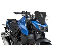 Puig 22423C New Generation Sport, cupolino sportivo realizzato in metacrilato da 3 mm con design aerodinamico testato in galleria del vento, supporti metallici e omologazione TÜV, Effetto Carbonio