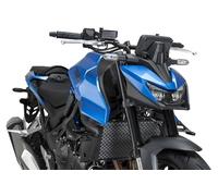 Puig 22426N Alette D12; alette laterali con design a doppia ala; maggiore stabilità e sicurezza; realizzate in acrilico CN; montaggio semplice e senza forature, Nero