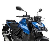 Puig 22427C Alette Anteriori Naked in ABS 3 mm design aerodinamico con effetto anti-wheelie, anti-shimmie e downforce per maggiore stabilità e carattere sportivo, Effetto Carbonio.