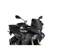 Puig 22455J Cupolino Sport compatto e aerodinamico in acrilico ad alto impatto con profilo arrotondato e design sportivo che migliora protezione e visibilità, Nero Opaco