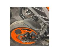 Puig 22503J Estensione parafango posteriore in ABS resistente agli urti con fissaggio adesivo e bulloneria per aumentare la protezione posteriore e mantenere l’estetica, Nero Opaco