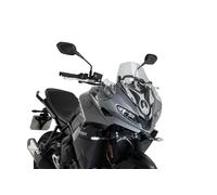 Puig 22522W Cupolino Sport, realizzato in acrilico ad alto impatto con design aerodinamico, bordi arrotondati, omologazione TÜV e montaggio semplice con viteria originale, Trasparente