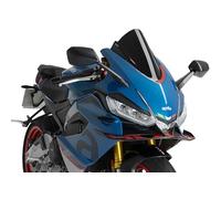 Puig 22644N Cupolino Z-Racing in acrilico 3 mm aerodinamico 30 mm più alto doppia altezza e canalizzazioni laterali design racing e alta resistenza UV, Nero.