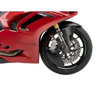 Puig 22665N Deflettore Aero Ruota in ABS resistente, Nero