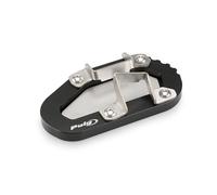 Puig 22679N Estensione Cavalletto Laterale alluminio lavorato CNC, Nero