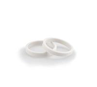Puig 3667B Set di Anelli in Gomma Bianco