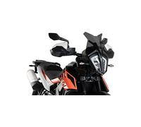 Puig 3738F Cupolino Sport compatto e aerodinamico in acrilico ad alto impatto con profilo arrotondato e design sportivo che migliora protezione e visibilità, Fumé Scuro