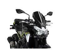 Puig 3841N Naked New Generation Touring Touring e aerodinamico in Acrilico da 3 mm con Presa d’Aria Centrale Che migliora la Protezione e Riduce Le turbolenze, Nero