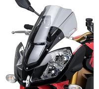 Puig 4110H Cupolino Z-Racing aerodinamico e sportivo in acrilico da 3 mm con doppia altezza e canalizzazioni laterali che migliorano protezione e stabilità, Fumé