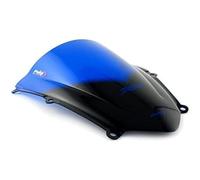 Puig 4356G Cupolino Racing e aerodinamico in acrilico da 3 mm con doppia altezza che migliora la protezione del casco e la stabilità ad alta velocità, Giallo