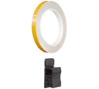 Puig 4542O Strisce adesive ad arco in PVC ad alta resistenza con design largo e finitura durevole per la personalizzazione dei cerchi, Oro
