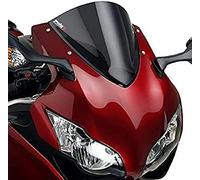 Puig 4623F Cupolino Racing e aerodinamico in acrilico da 3 mm con doppia altezza che migliora la protezione del casco e la stabilità ad alta velocità, Fumé Scuro