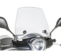 Puig 4873W Carenabrise Trafic e Urban parabrezza aerodinamico urbano in policarbonato da 3 mm con profilo arrotondato e protezione dal vento per la guida quotidiana, Trasparente