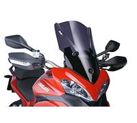 Puig 5250F Cupolino Touring Plus extra alto e aerodinamico in acrilico ad alto impatto con profilo arrotondato che massimizza protezione e comfort in viaggio, Fumé Scuro