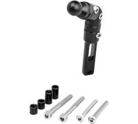 Puig 5250W Cupolino Touring Plus extra alto e aerodinamico in acrilico ad alto impatto con profilo arrotondato che massimizza protezione e comfort in viaggio, Trasparente