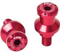 Puig 5924R Diaboli forcellone in alluminio lavorato e anodizzato con guida per cavalletto per sollevamento sicuro e protezione del gruppo, Rosso