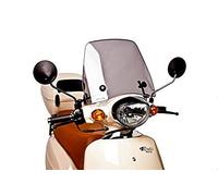 Puig Traffic Daelim Besbi 125 2013-2020 Windshield Argento