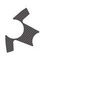 Puig 6238 °C Schermo Asta per Kawasaki NINJA250R 2008 - 2012, colore: nero