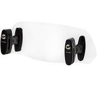 Puig 6319W Visiera Multiregolabile Clip-On per protezione aggiuntiva e regolazione aerodinamica su cupolini moto, Trasparente